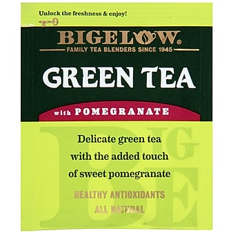 Bigelow, Green Tea with Pomegranate, 28/Box (RCB10363)