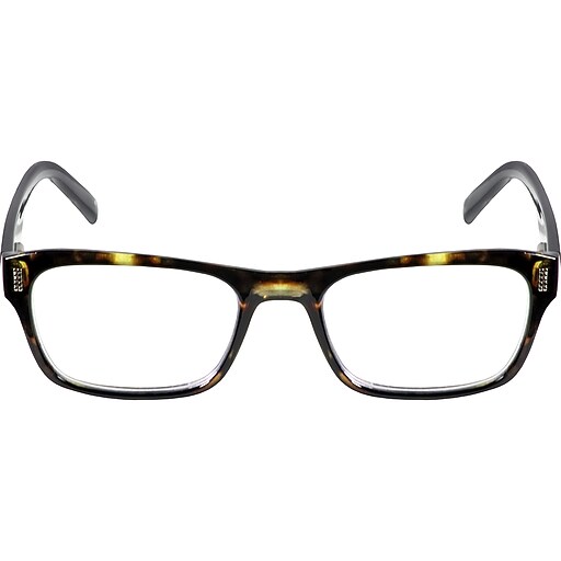 SAV VK Couture +1.50 Blue Light Reading Glasses, Demi Black (EVKB03150