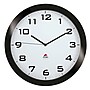 ALBA Silent Wall Clock with Quartz Mechanism, Black, 15" (HORISSIMON)~#|#~sp9543773_sc7