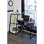ALBA 12” Black Silent Wall Clock, Quartz Mechanism, Black (HORNEWN)~#|#~sp9544018_sc7