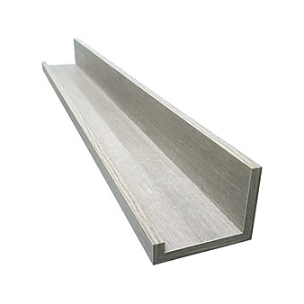 Eden Grove MDF Wall-Mounted Shelf, 60", Gray (9602064E)