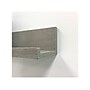 Eden Grove MDF Wall Mounted Shelf, 72", Gray (9602066E)~#|#~sp95609675_sc7