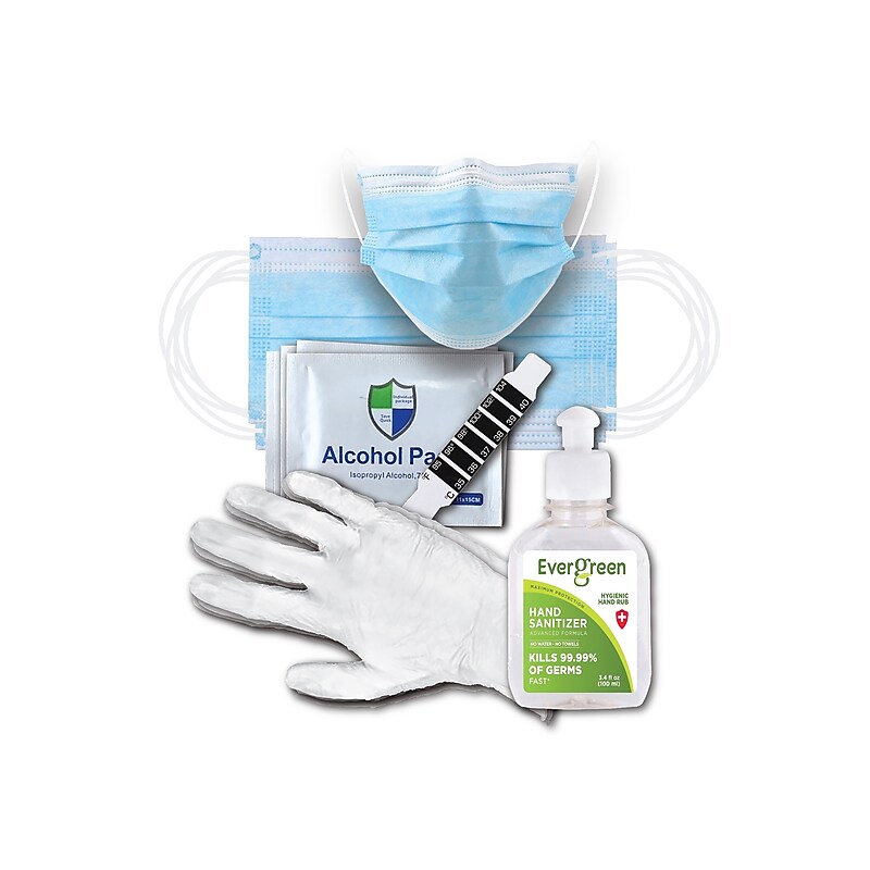First Aid Only 5-Day Personal Protection Kit, One Size, 22 Pieces/Kit, 24 Pack/Carton (600-00200PK) image 1