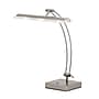 Adesso Esquire Adjustable LED Desk Lamp, 19"H, Brushed Steel (5090-22 )~#|#~sp95799560_sc7