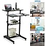 Mount-It! 28"W Adjustable Steel Standing Desk, Black (MI-7940B)~#|#~sp95977705_sc7