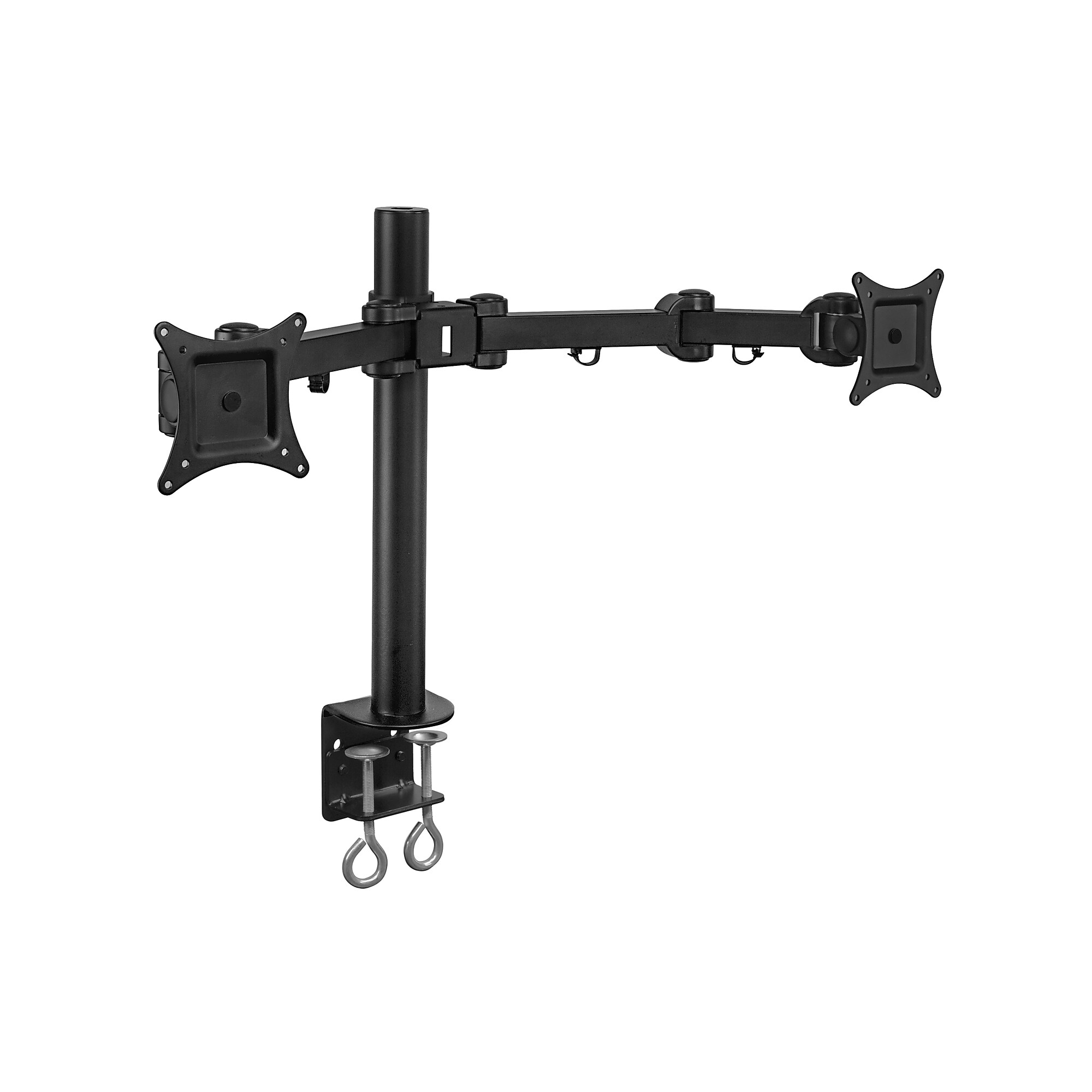 Mount-It! Dual Monitor Mount, Up To 27″ Monitors, Black (MI-752) Sansujyuku sansujyuku.com