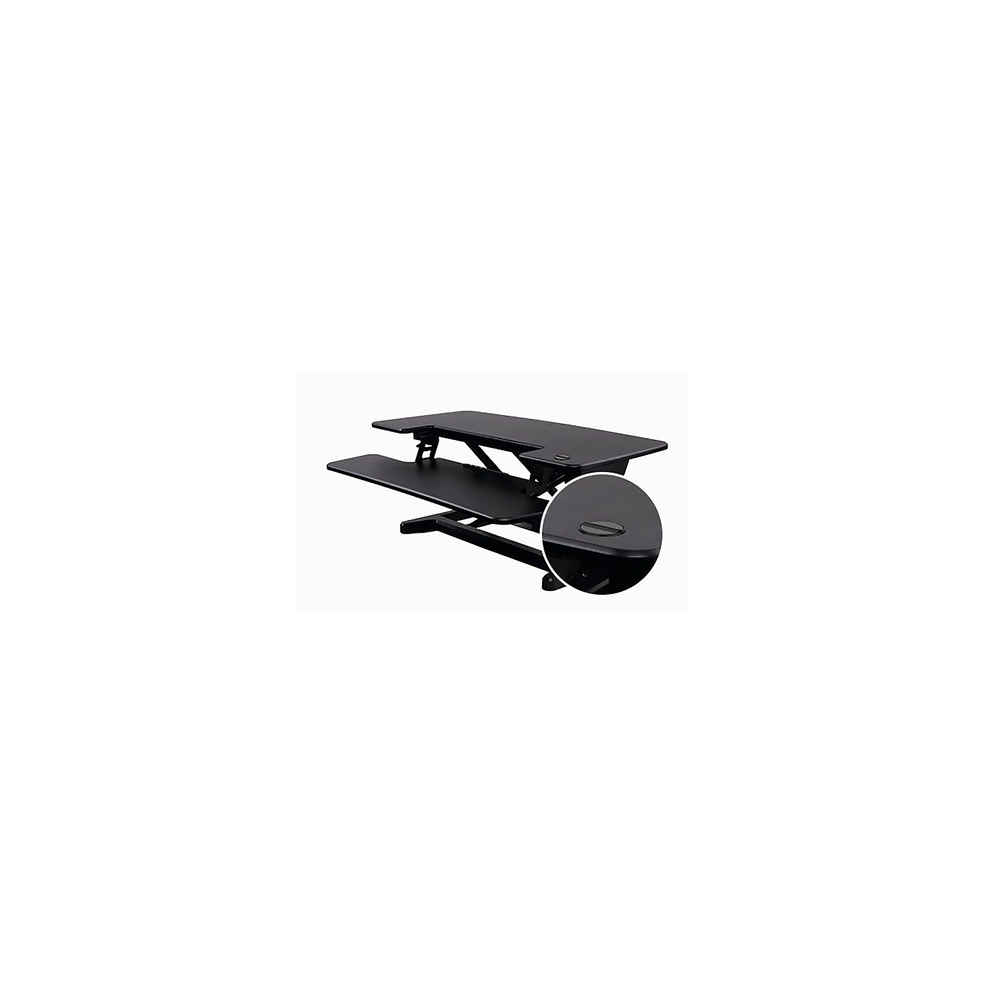 FlexiSpot 36″W Electric Adjustable Standing Desk Converter, Black (EM7MB) Sansujyuku sansujyuku.com