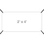 Cosco Blank Indoor/Outdoor Banner, 2' x 4', White (98183)~#|#~sp95990784_sc7