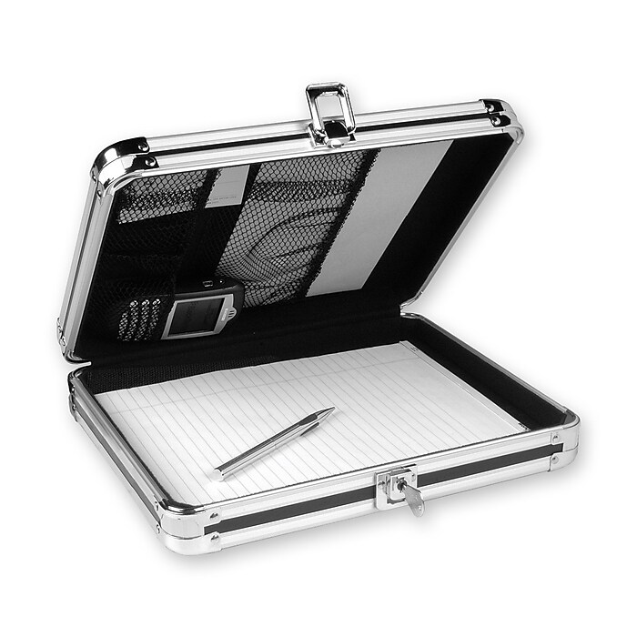 Vaultz Plastic Storage Clipboard, Letter Size, Black (VZ00151-WM