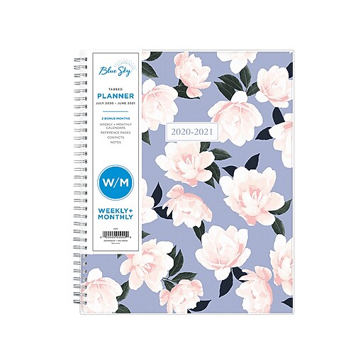 20202021 Blue Sky 8.5" x 11" Academic Planner, Purple (120966) at Staples