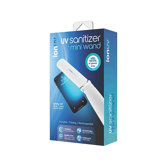 Tzumi Ion UV Portable Sanitizing UV-C Wand (7548ST) | Staples
