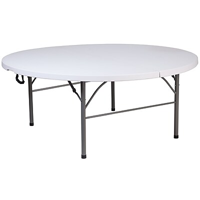Flash Furniture Granite and Plastic 71'' Circular Folding Table