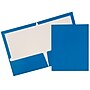 JAM Paper Laminated 2-Pocket Glossy 2-Pocket Cardstock Presentation Folder, Assorted, 6/Pack (385GASSRTD)~#|#~sp96296989_sc7