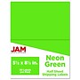 JAM Paper Shipping Labels, Half Page, 5 1/2" x 8 1/2", Neon Green,  2 Labels/Sheet, 25 Sheets/Pack (359429626)~#|#~sp96370378_sc7
