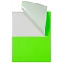 JAM Paper Shipping Labels, Half Page, 5 1/2" x 8 1/2", Neon Green,  2 Labels/Sheet, 25 Sheets/Pack (359429626)~#|#~sp96370486_sc7