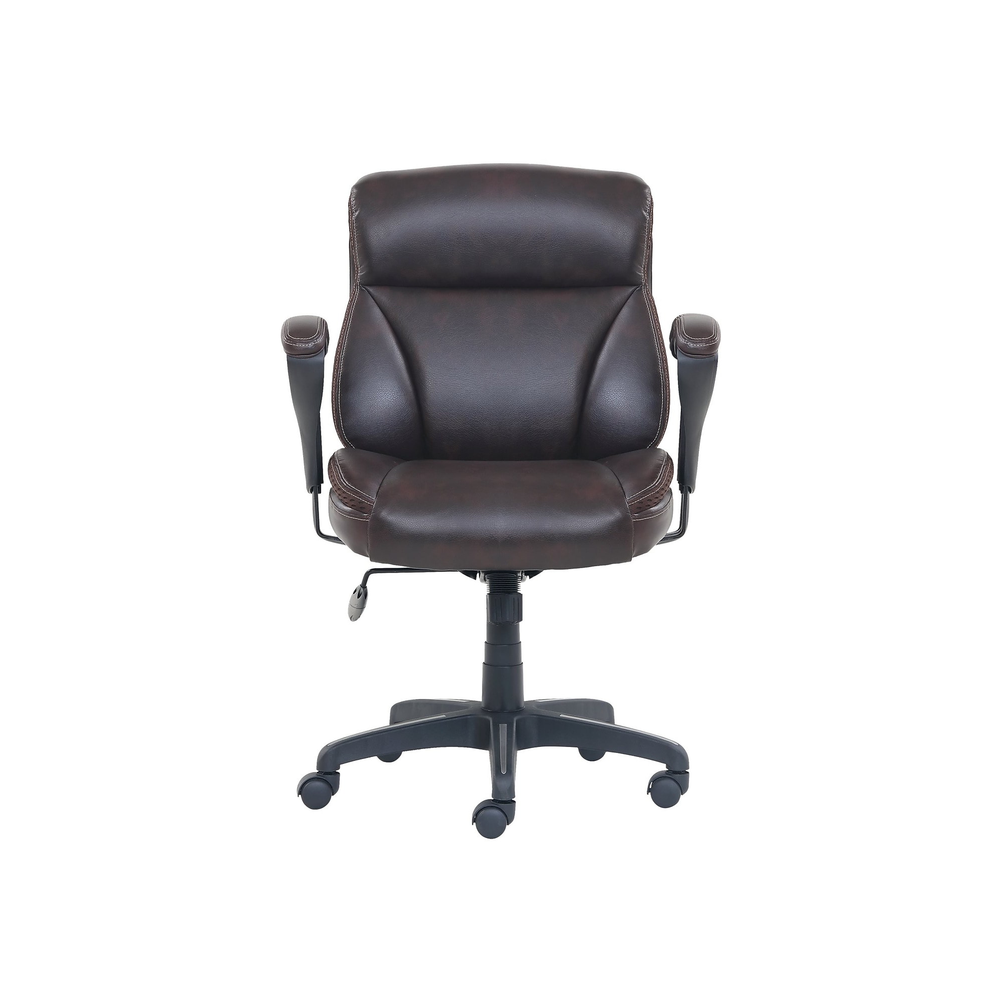 Dormeo Bonded Leather Task Chair, Brown (51451) Sansujyuku sansujyuku.com