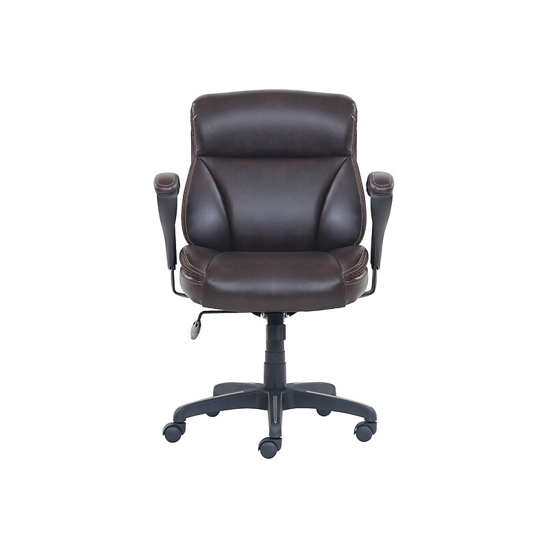 Dormeo Bonded Leather Task Chair, Brown (51451) image 1