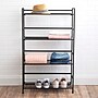 Advantus FlipShelf 4-Shelf Metal Unit, 26.5"W, Black (37996/37634)~#|#~sp96453112_sc7