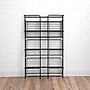 Advantus FlipShelf 4-Shelf Metal Unit, 26.5"W, Black (37996/37634)~#|#~sp96453115_sc7