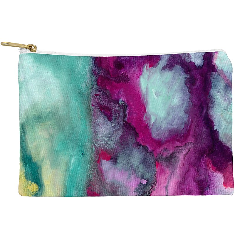 DENY Designs 8.5" Polyester Travel Pouch, Water Resistant, Multicolored (14485-wpofsm) image 1