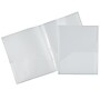 JAM Paper 6-Pocket Heavy Duty Plastic Folders, Clear, 2/Pack (389MP6cl)~#|#~sp96455727_sc7