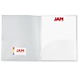 JAM Paper 6-Pocket Heavy Duty Plastic Folders, Clear, 2/Pack (389MP6cl)~#|#~sp96455729_sc7