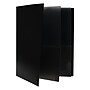 JAM Paper 6-Pocket Heavy Duty Plastic Folders, Black, 2/Pack (389MP6bl)~#|#~sp96455731_sc7