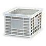 Iris File Storage Durable Plastic Crate, Letter/Legal Size, Clear (STP-54269)~#|#~sp96534733_sc7