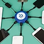 ChargeHub USB Charging Station for Multiple Brands, Blue (CRGRD-X7-004)~#|#~sp9660603_sc7