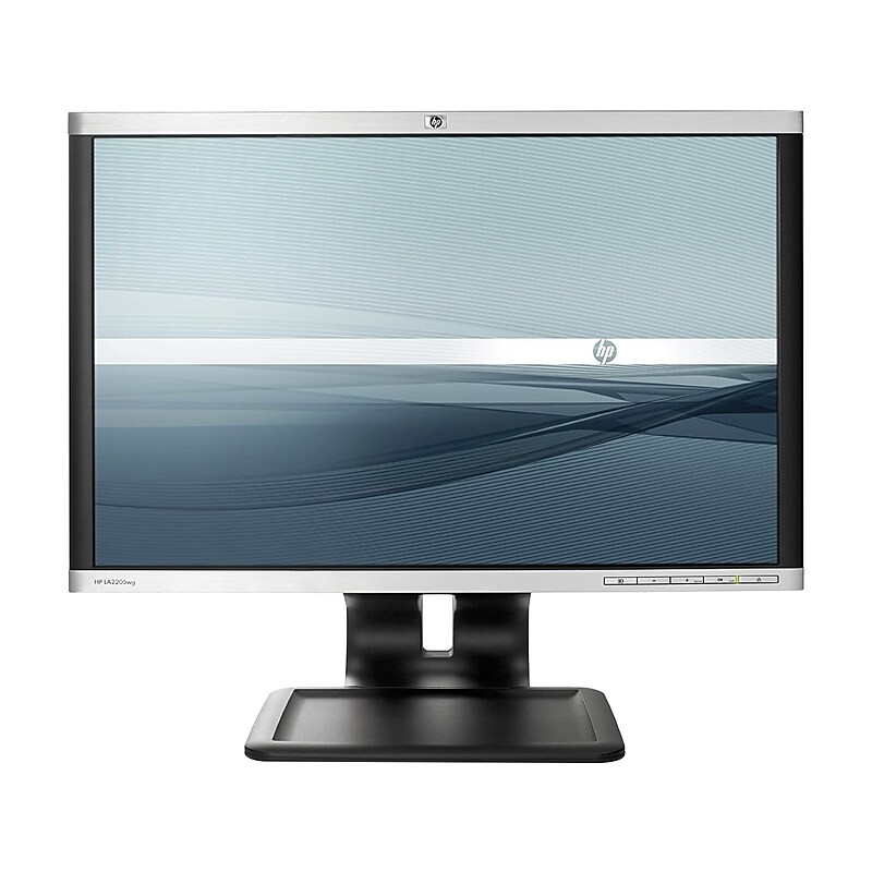 HP Compaq LA2205WG Refurbished 22" LCD Monitor, Black/Brushed Aluminum image 1