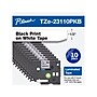 Brother P-touch TZe-231 Laminated Label Maker Tape, 1/2" x 26-2/10', Black on White, 10/Pack (TZe-23110PKB)~#|#~sp96612577_sc7