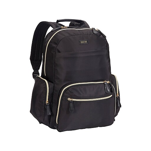 KENNETH COLE REACTION Laptop Backpack, Solid, Black (5714555) at Staples