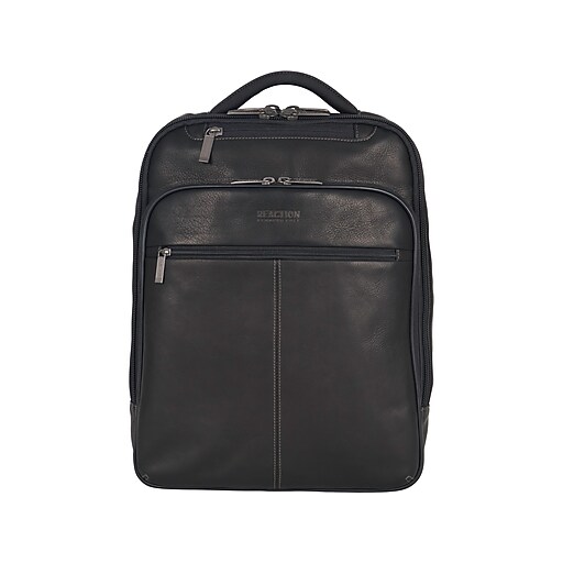COLE REACTION Laptop Backpack, Black Colombian Leather (580675E