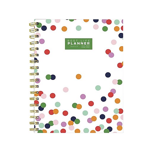 20202021 TF Publishing 7" x 9" Academic Planner, Best Life, Multicolor