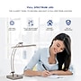 Adesso Esquire Adjustable LED Desk Lamp, 19"H, Brushed Steel (5090-22 )~#|#~sp97001159_sc7