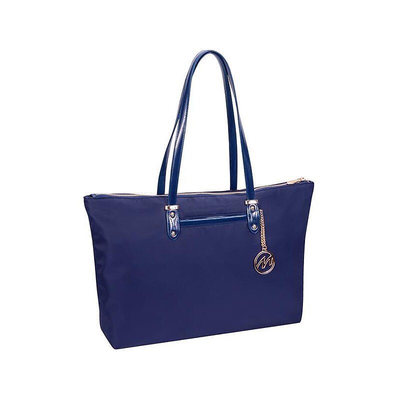 McKlein Urbanista Nylon Tote Bag, Medium, Navy  (19067) image 1