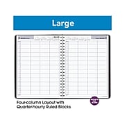 2021 AT-A-GLANCE 7.88" x 11" Appointment Book, DayMinder, Black (G5600021)