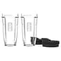 Ninja Tritan Nutri Ninja 24 oz. Replacement Cups w/ Lids, Black/Clear, 2/Pack (XSK2424)~#|#~sp97075918_sc7