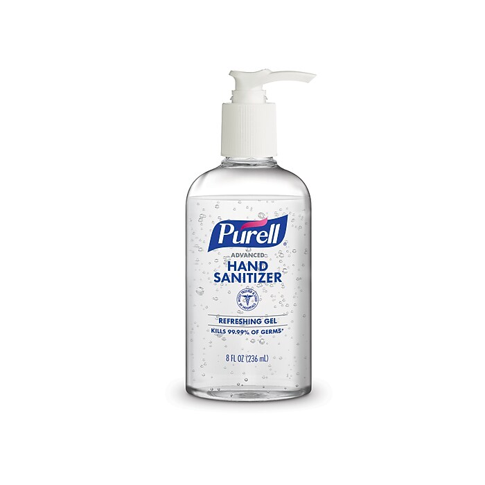 PURELL Advanced Hand Gel Sanitizer, Clean, 8 Fl. Oz. (4102-12-S