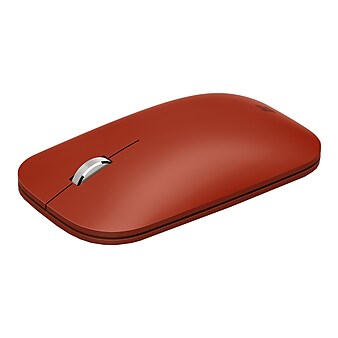 Microsoft Surface Mobile KGY-00051 Wireless Bluetrack Mouse, Poppy Red