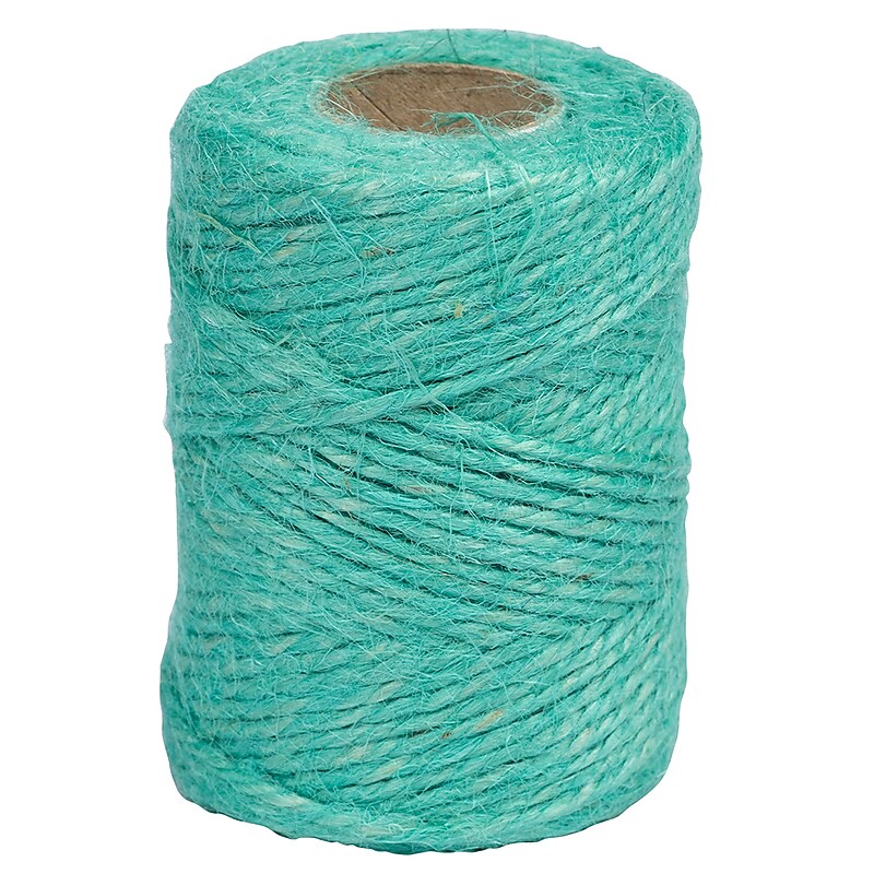 JAM PAPER Kraft Twine, Aqua Blue (2190215231) image 1