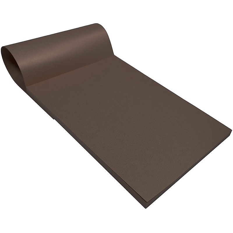 JAM Paper 6" x 9" Blank Paper Pad, Brown, 50 Sheets/Pad, 3 Pads/Pack (211634214) image 1