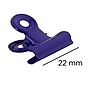 JAM Paper Bulldog Clip, Purple, 25/Pack (21632818)~#|#~sp97151261_sc7