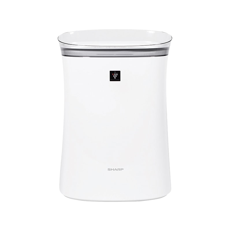 Sharp Plasmacluster True HEPA Console Air Purifier, 3-Speed, White (FP-K50UW) image 1