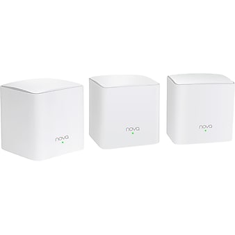 Tenda Nova AC Tri Band Mesh WiFi 5 System, White, 3/Pack (NOVA MW5G 3PK)
