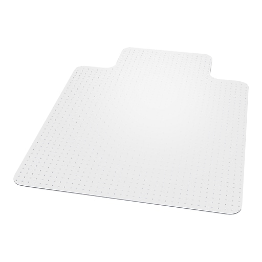Staples 45 X 53 Chair Mat For Low Pile Carpet With Lip Vinyl 20232 Cc At Staples