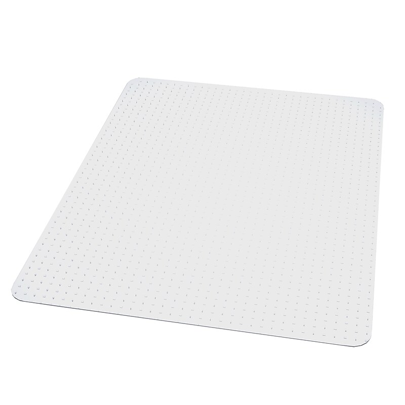 ES Robbins EverLife Carpet Chair Mat, 46" x 60'', Low-Pile, Clear (128371) image 1