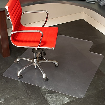 ES Robbins EverLife Hard Floor Chair Mat with Lip, 45″ x 53”, Clear (132123) Simolary simolary.com