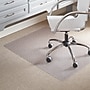 ES Robbins EverLife Carpet Chair Mat, 46" x 60'', Low-Pile, Clear (128371)~#|#~sp97363208_sc7