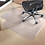 ES Robbins EverLife Carpet Chair Mat with Lip, 36" x 48'', Medium-Pile, Clear (122073)~#|#~sp97363178_sc7